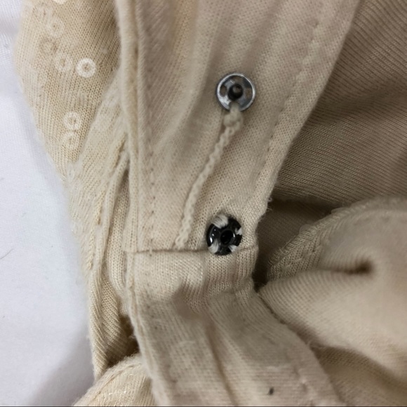 Talbots cream colored sequin front tank top MP - Picture 6 of 7